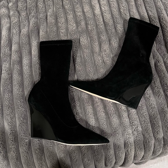 New! Paris Texas black suede boots - Picture 5 of 5